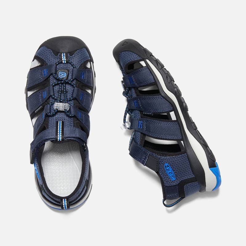 Keen Newport Neo H2 Sandalen Kinder DE-28049 Blue Nights/Brilliant Blue - Keen Kinderschuhe Blau